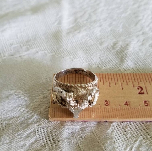 Sterling Ram Statement Ring - Picture 10 of 10